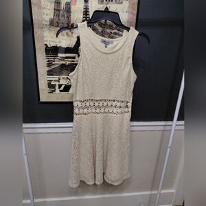 Cream Lace Dress